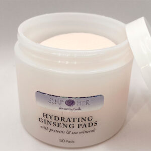 Container of Hydrating Ginseng Pads